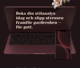 Visuell karusell som visar hur färg, form och stil samverkar i ett personligt uttryck. Karusell med stilrena bilder som visar färgrådgivning och klädval anpassade för personlig stil och professionellt uttryck.